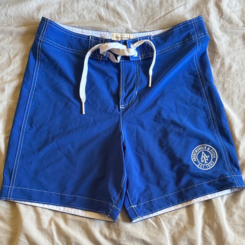 Abercrombie & Fitch Men's Vibrant Blue Board Shorts